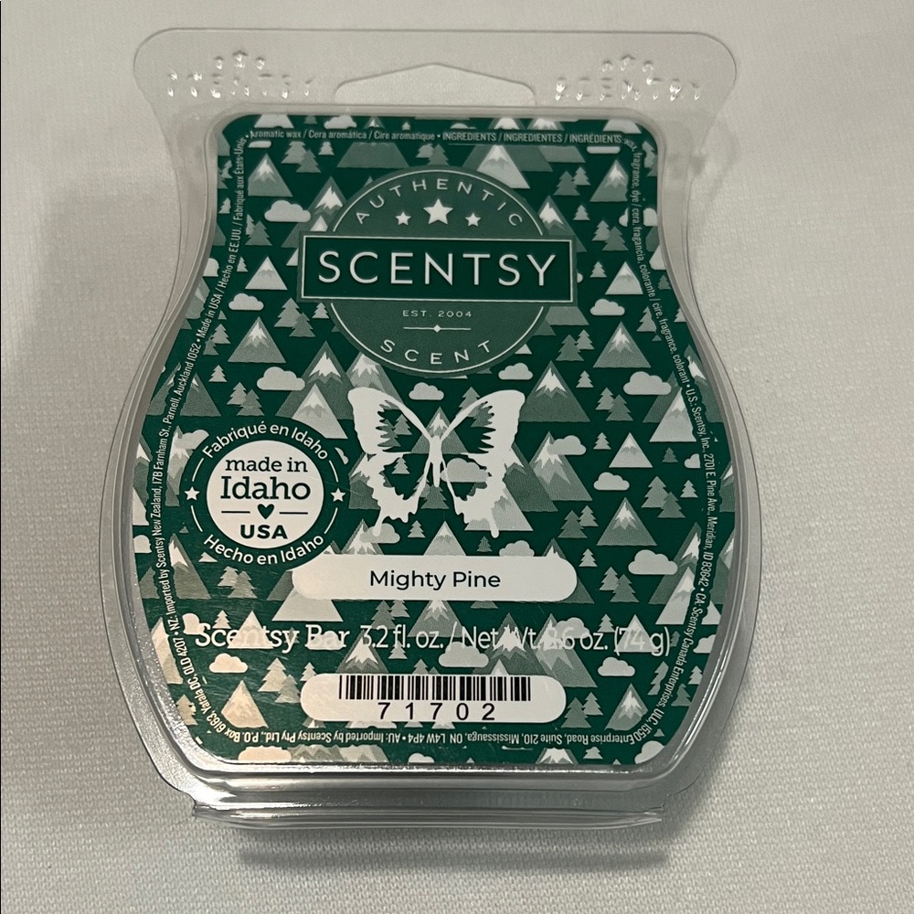 Scentsy Mighty Pine Scent Bar - Green